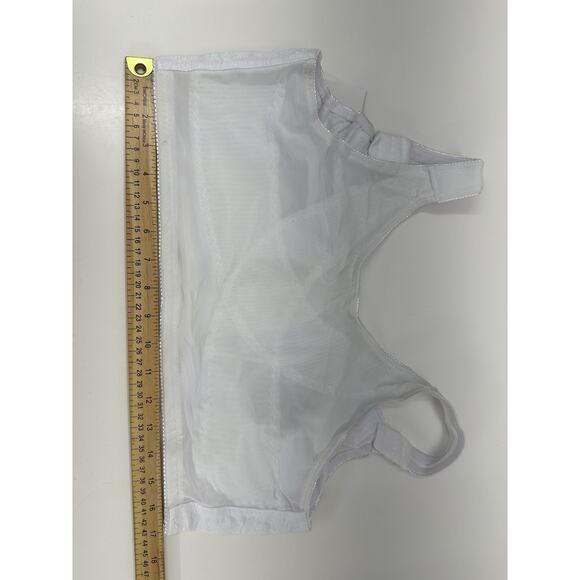 Instant Shaping Bra Size 42DD White Front Clasp Full Figure No Wire 1628 NWTs - Picture 8 of 10